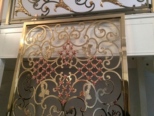 鏤空不銹鋼屏風